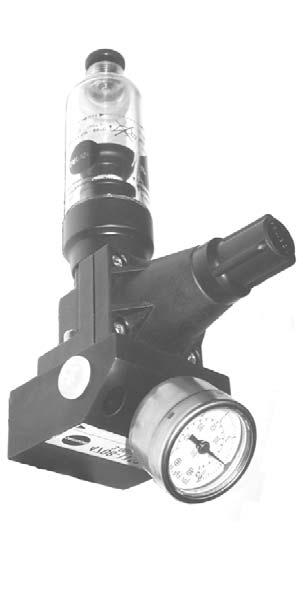 to 6 bar (8 to 9 psi) The supply pressure regulator reduces and controls the maximum pressure of bar (8 psi) in a compressed air network to the