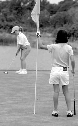 Rule 17: The Flagstick If your ball is off the green, there is no penalty if you play and your ball strikes the flagstick, provided no one is holding the flagstick.