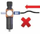 It is essential that the HOSEGUARD has enough air flowing through it to close The rules above also apply to any mounted quick connect couplings, nipples etc.