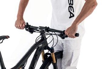 the bicycle also depend on the stability of the contact between the foot and the pedal. Orbea bicycles can use different types of pedals.