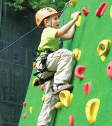ages 9-13 ROCK CLIMBING Start your child on a new adventure. Register them for Indoor Rock Climbing.