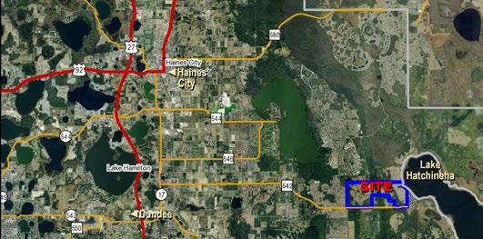 5 miles Turn left onto SR 546 E and go 1 mile Turn right onto N Scenic Hwy (Alt 27) and go 1 mile Turn left onto Lake Hatchineha Road and go about 10 miles