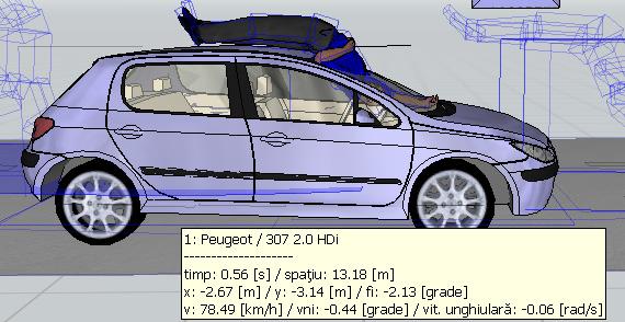 This means that from the point of view of the body of the pedestrian, the car has no windshield or has a windshield made of paper (with virtually zero mechanical resistance).