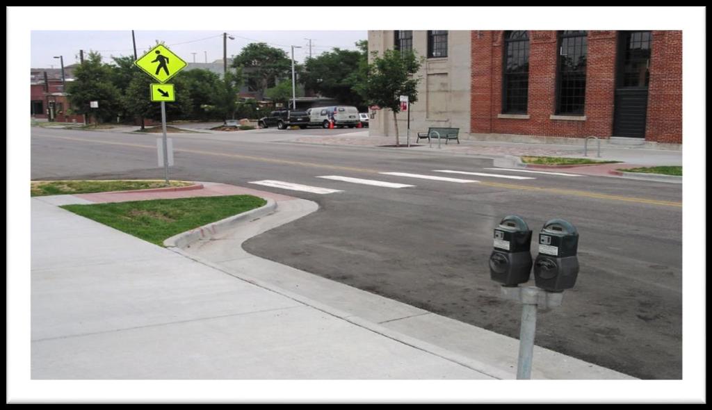 Traffic-Calming Measures Includes curb extensions and
