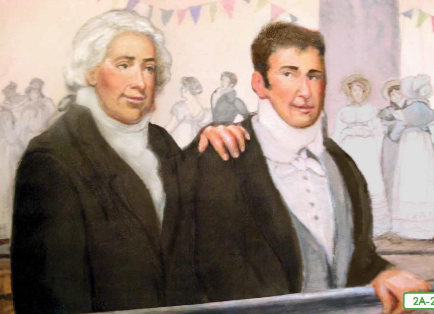 Fulton felt a hand on his shoulder and turned to find his business partner, Robert Livingston, standing at his side. Robert Livingston was a wealthy, important man.