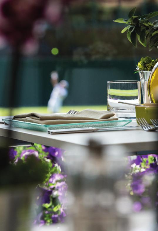 Access to debenture holders car park with convenient access to the Grounds. NO.1 COURT DEBENTURE FACILITIES The Renshaw Restaurant offers reservations for a table for the entire day.