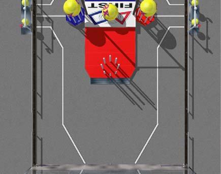 Ball Release Blue Alliance Blue Alliance Stationary Goal Mobile Goal Large Balls Pull-Up bar 10 From Field Floor to Top of Bar Red Alliance Mobile Goal Stationary Goal Ball Chute Small Steps Bonus