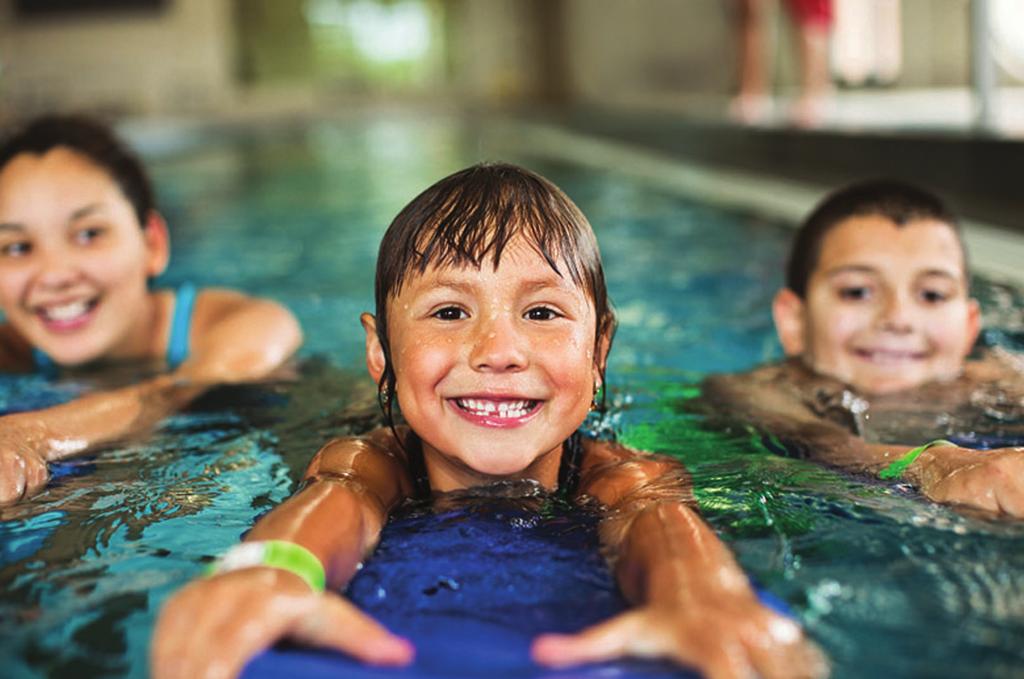 YOUTH SWIM LESSONS (AGES 6-13) POLLIWOG Beginner level for those uncomfortable or inexperienced in the water. Teaches basic water skills including gliding with face in water, floating and kicking.