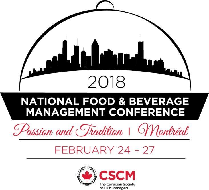 1 National Food & Beverage Management Conference developing skills and