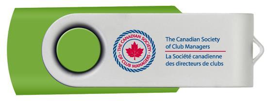 12 USB FLASH DRIVES Fee: $5,000 USB s would be supplied by CSCM USB s may be given to all delegates and VIPs to take home with them and would include education session materials, and delegate and
