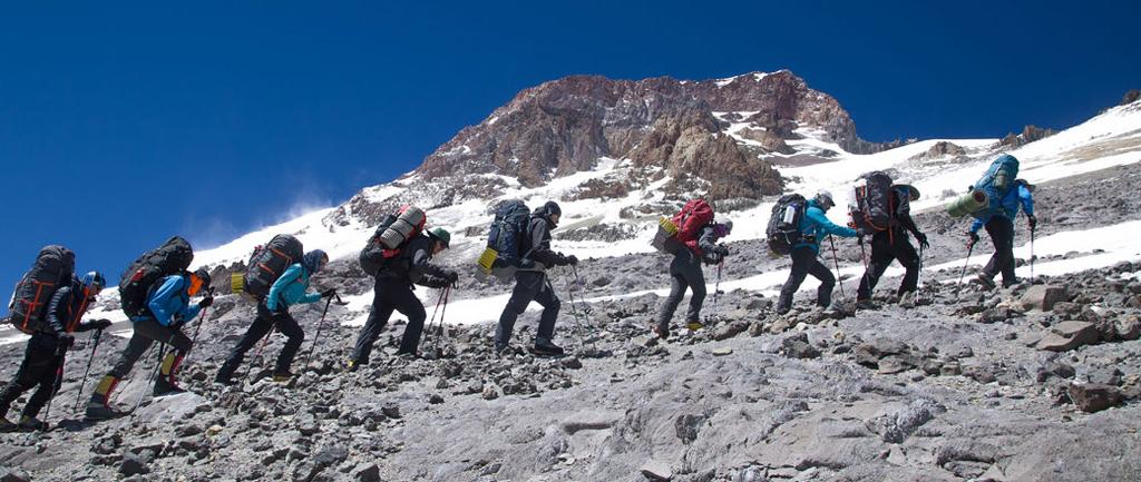 ACONCAGUA WITH ALPINE ASCENTS GUIDE STAFF All scheduled trips are led by elite members of our guide staff, each with extensive knowledge of Aconcagua and its challenges.