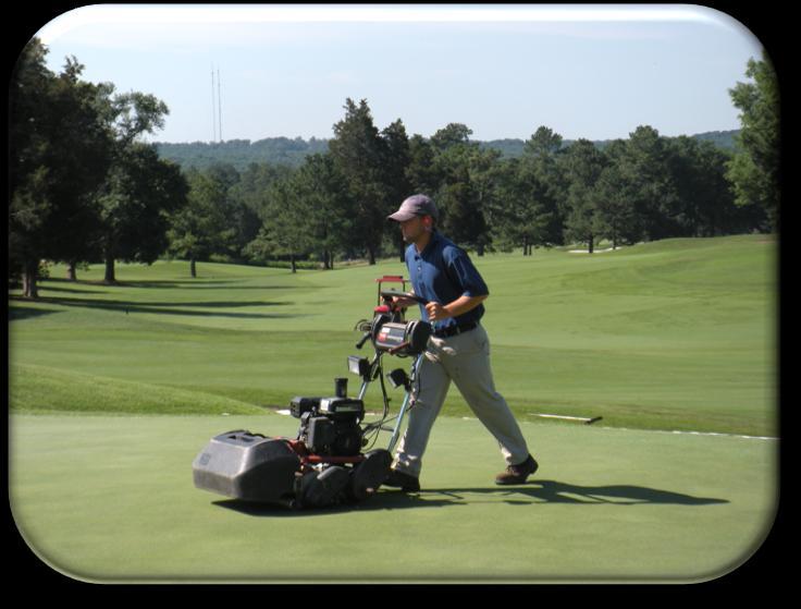 Core Competencies Daily Course Preparations: Hole location changes Tee marker placement Course boundary and hazard marking Mower operation for greens, tees, approaches, fairways, and rough Bunker