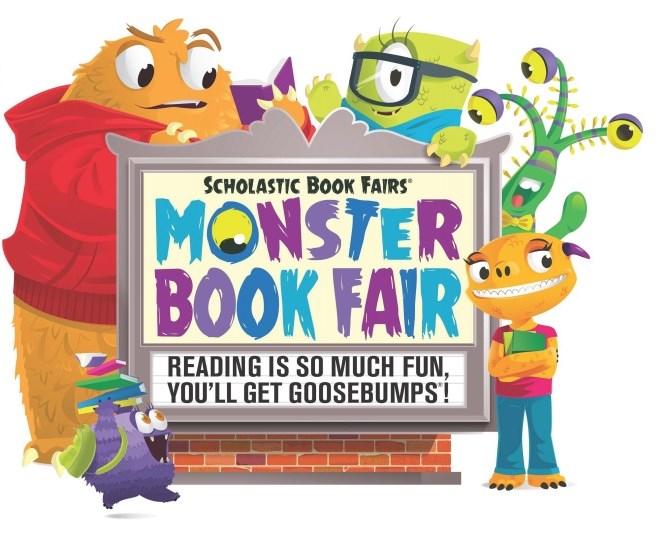 Library News Book Fair is coming! Get ready to spend some time at a Monster Book Fair, where reading is so fun, it ll give you goosebumps!