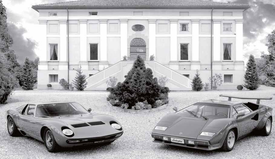 Miura and Countach reproduced with the permission of Automobili Lamborghini S.p.A. wich is not associated with Tonino Lamborghini S.