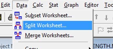 MTB 02 Splitting You can also split a worksheet on