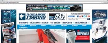 Rectangle 300 250 $9 CPM Homepage Peel Custom $15 CPM Regional Fishing Reports EXPANDABLE WEB BANNERS (Design services included) Type Size 1 Rate2 (min 50k impressions) Leaderboard Med.