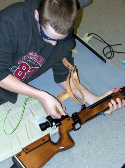 CBIs are inserted in air rifle barrels from the breech (action) end of the barrel and extend out both ends of the barrel.