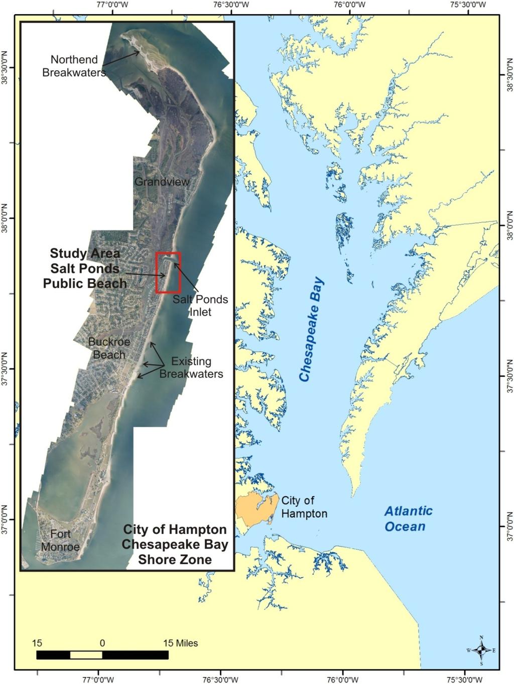 1 Introduction The City of Hampton Beachfront and Storm Protection Management Plan (Waterway Surveys, VIMS, and URS, 2011) provides a conceptual plan for the placement of structures along Hampton s