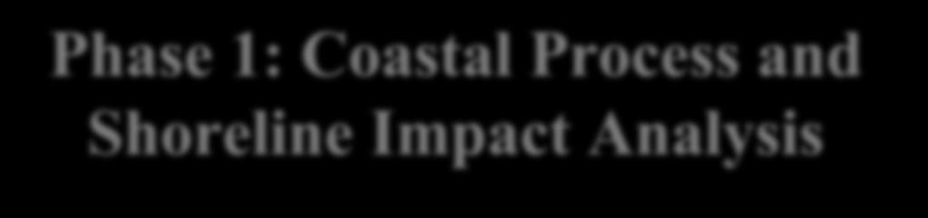 Tracking No. 00.00.2010 6 Phase 1: Coastal Process and 1. Shoreline Change Rates Shoreline Impact Analysis What are the Shoreline Change Rates? 2.
