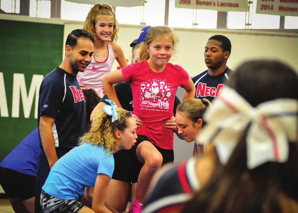 NEW ENGLAND CHEERLEADERS ASSOCIATION GRAND CHAMPS Teams will work with their personal instructor all week to develop