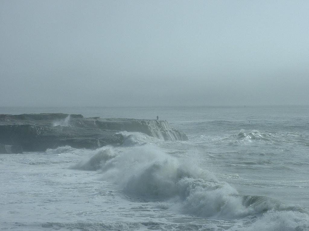 Winter Large waves, Backwash dominates,