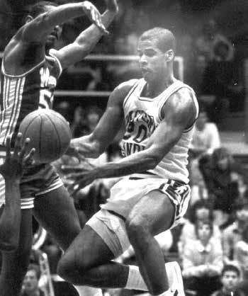 JIM KITCHEN: One of only four EIU players to pull down 300 or more rebounds in a season.