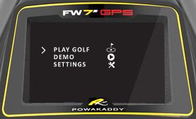 4 Controls Overview The FW7s GPS is the worlds most intelligent golf trolley with fully integrated GPS, taking away the need to carry external devices to manage your game.