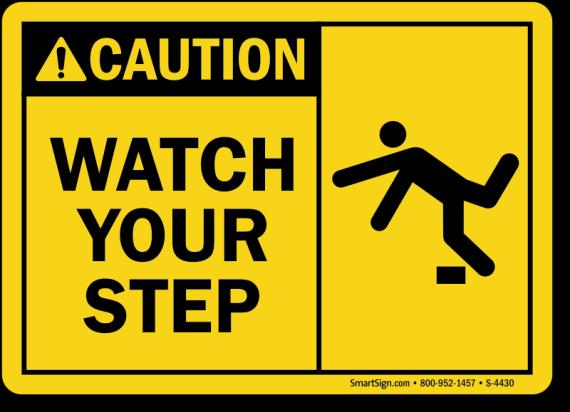 Slips, Trips, & Falls When you consider the diverse range of activities going on at a construction site at any one time it seems hardly surprising slips, trips, and falls happen on an almost daily