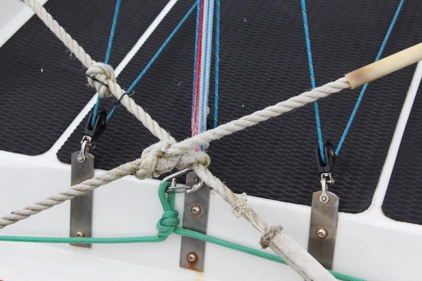 Knots in lines reduce strength. 6. Are the mooring lines attached to secure cleats on the vessel? 7.