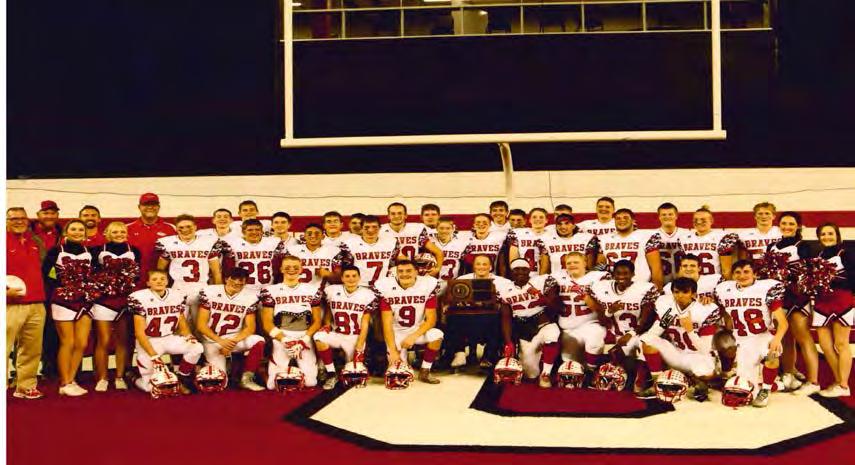 37th ANNUAL FOOTBALL PLAY-OFFS DAKOTADOME - VERMILLION - NOVEMBER 9-11, 2017 State Class A 9 Man Champions Britton-Hecla Braves First Round Warner defeated Potter County 55-0 Britton-Hecla defeated