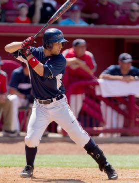 Aanderud, a senior, led the Flames in batting average, hits and on base percentage during each of his two seasons at Liberty.