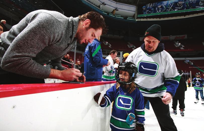 PLAYER AUTOGRAPH Submit one item to be signed by a current Canucks player of your choice.