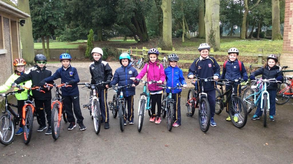BIKEABILITY Year 5 pupils were out on the local roads