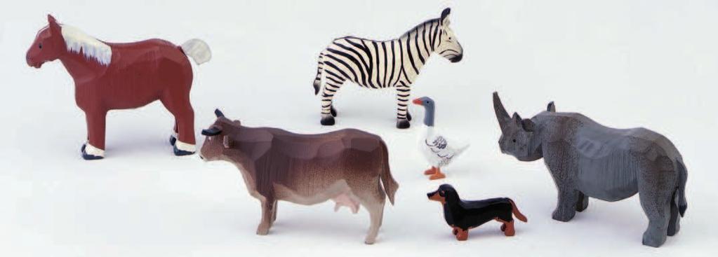 Individual animals from additional collection 2 for the toy ark.