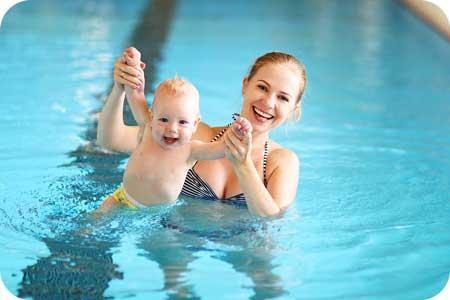SMITHFIELD YMCA PARENT/CHILD SWIM LESSONS Waterbabies Ages 6 months - 24 months Waterbabies is designed to help parents and infants feel comfortable in the water while providing fun such as singing,