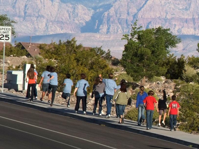 In the past, RTCSNV worked closely with the Clark County School District, which received funding from the State DOT to support a Safe Routes to School coordinator, by helping with walk audits to