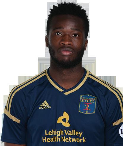 STEEL FC PLAYERS 36 SEKU CONNEH - F 6-2, 190 lbs, / D.O.B: 11-10-95 / Hometown: Amsterdam, Netherlands 2017 (Bethlehem): 10 GP / 9 GS, 5 G, 1 A in 830 min. Last Match Played: Started at F, 89 min vs.