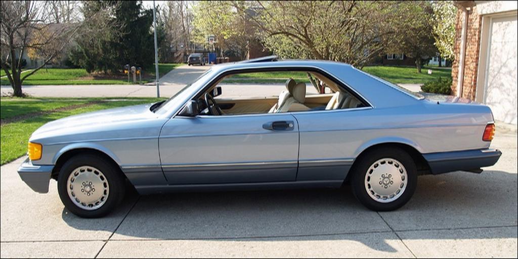 FOR SALE 1991 MERCEDES-BENZ 560SEC FOR SALE Mercedes-Benz 1991 560 SEC (Roadhouse) Ice blue/tan