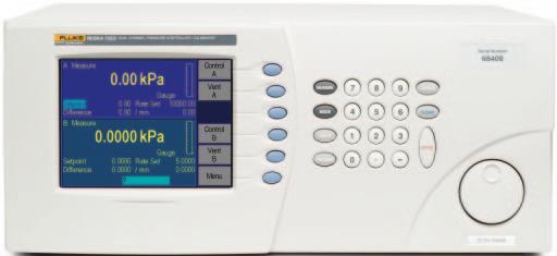 The 7252 incorporates two pressure ranges with independent controllers for each range. Therefore, two calibrations can be performed at the same time.