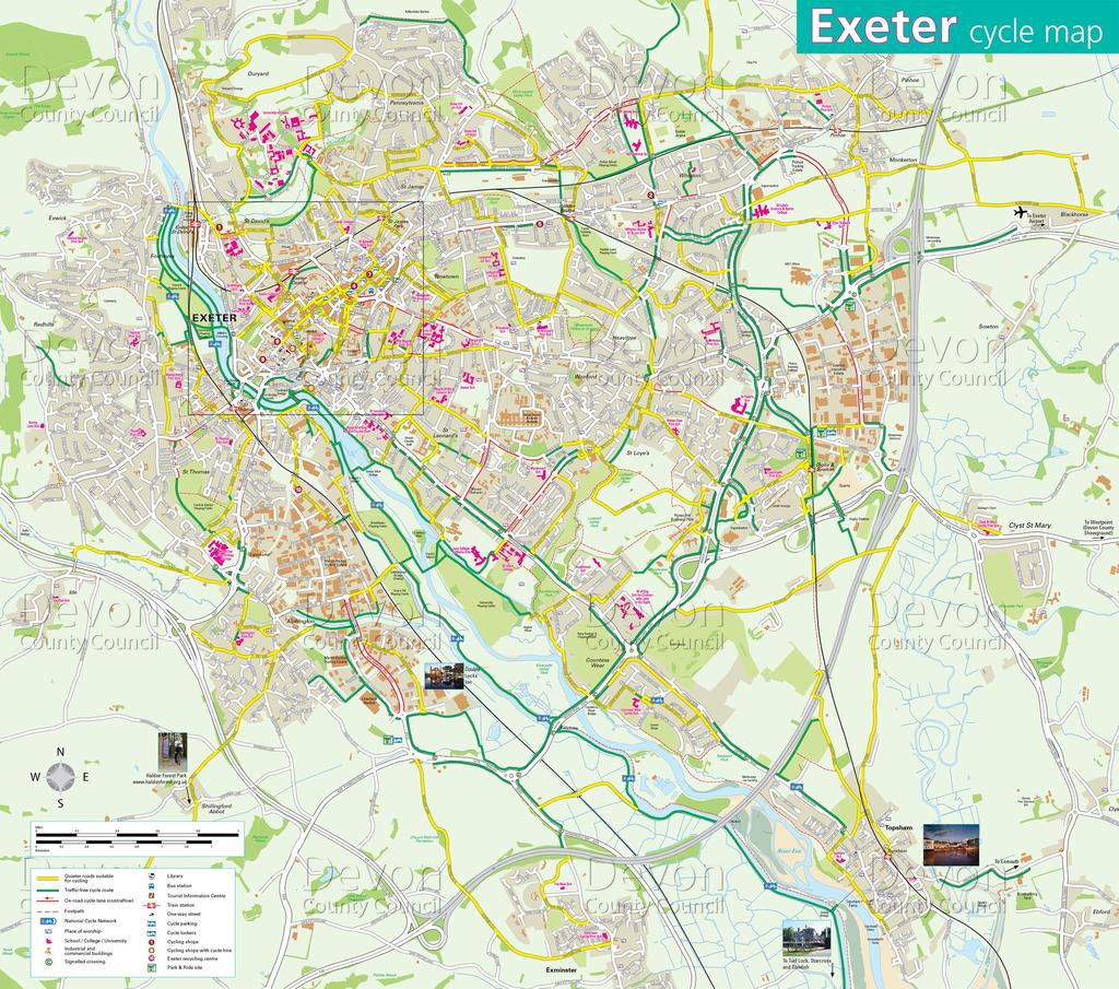 2.1 Cycle Network Comparison: Exeter vs.