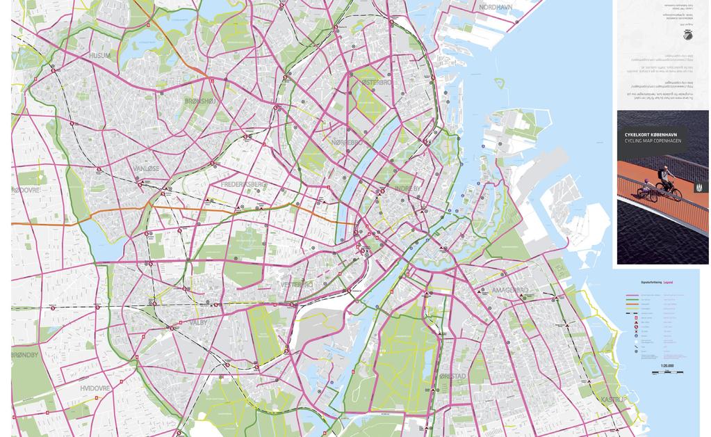 prioritisation. Copenhagen by comparison has a comprehensive network of segregated cycling infrastructure that has great clarity.