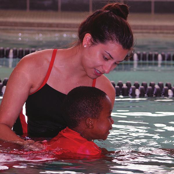 SWIM LESSONS FOR ALL AGES & LEVELS Swimming is a life skill as well as great exercise and a challenging sport.