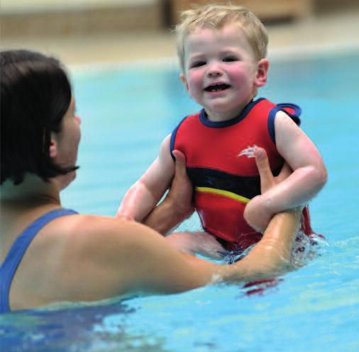 c above the temperature of the water. If your pool is a lower temperature, we recommend you use a baby wetsuit like the Konfidence Babywarma, which will keep them warm.