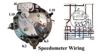 782. A blow up of the wiring diagram for the speedometer view from