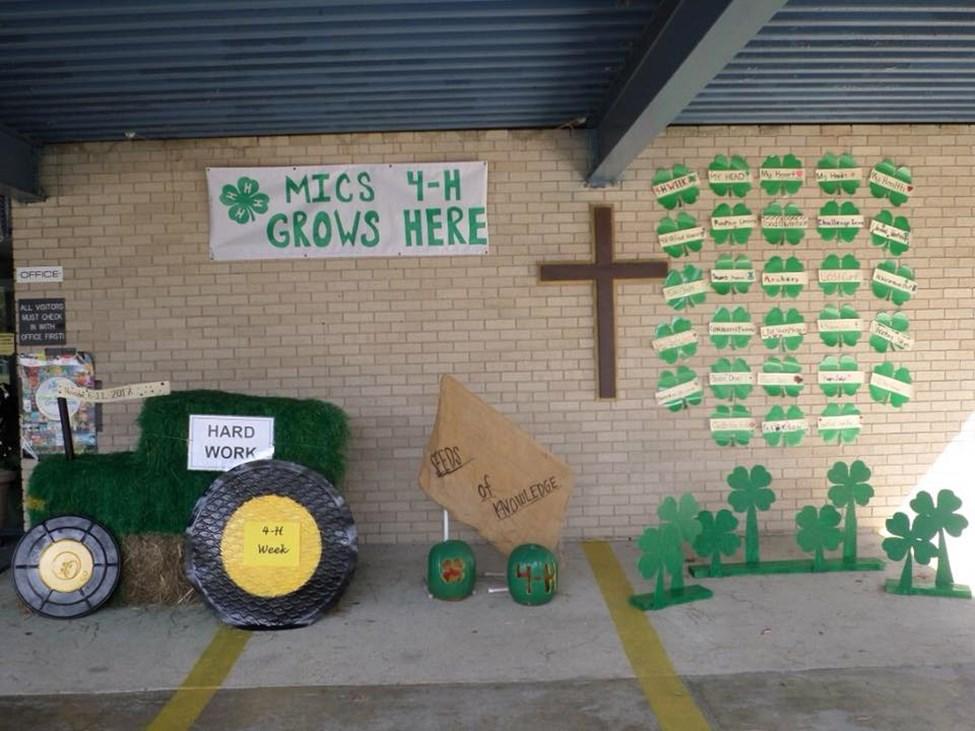 Elementary, Houma Junior High, Covenant Christian, 4-H Week Display Results: Lacache Middle School,