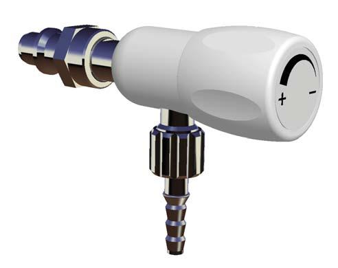 18 ALPINOX Flowmeter fine flow valve Reduce and increase the compressed air/oxygen in the range from zero to