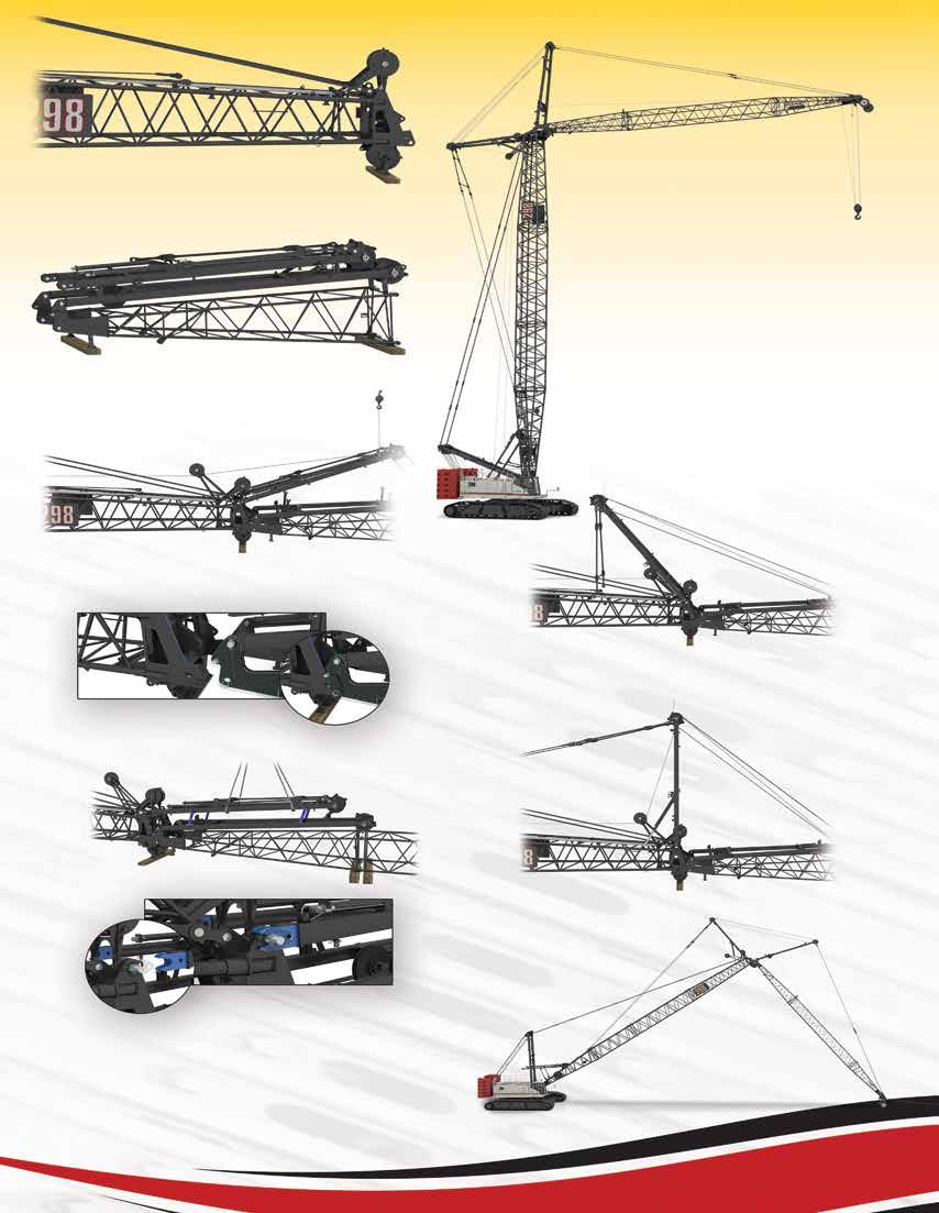 Luffing jib transport configuration The Luffing Jib Transport Configuration (as seen above) is a neat, compact package that includes the 25 ft (7.