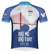 Every cyclist who rides and raises the minimum $300 will receive a 2017 Bike MS: Bike to the Bay T-shirt at the Seashore State Park Finish Line.