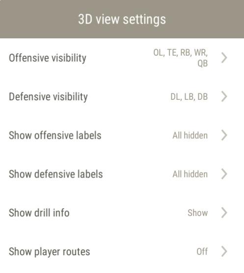 - Time Per Drill Item - 1, 3, or 5 seconds. PREVIEW PLAY BEFORE SHIFTS - If the Preview Play before Shift is on, then you will see the at-snap look of the play in the preview window.