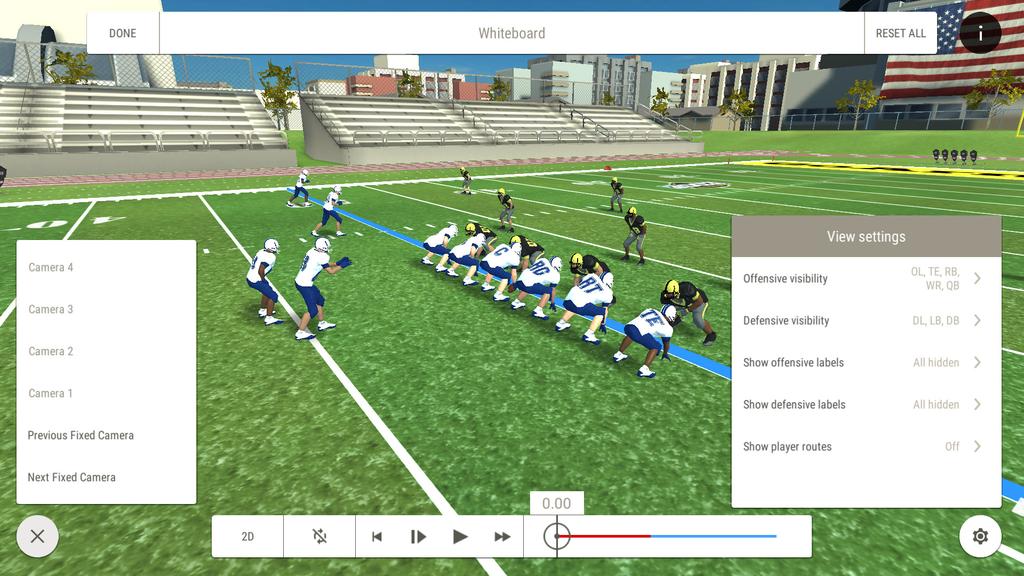 2ND DOWN OFFENSE RUNS PLAYS ON AIR Whiteboard Practice Start by practicing play-drawing and adding movement to your plays, without saving by using the Whiteboard.